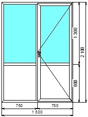 Перегородка в офис из алюминия купить на заказ от «Алпластрой»